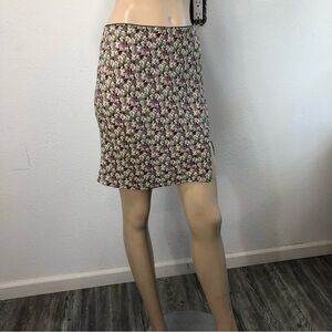 Audrey3+1 mini floral skirt elastic waist